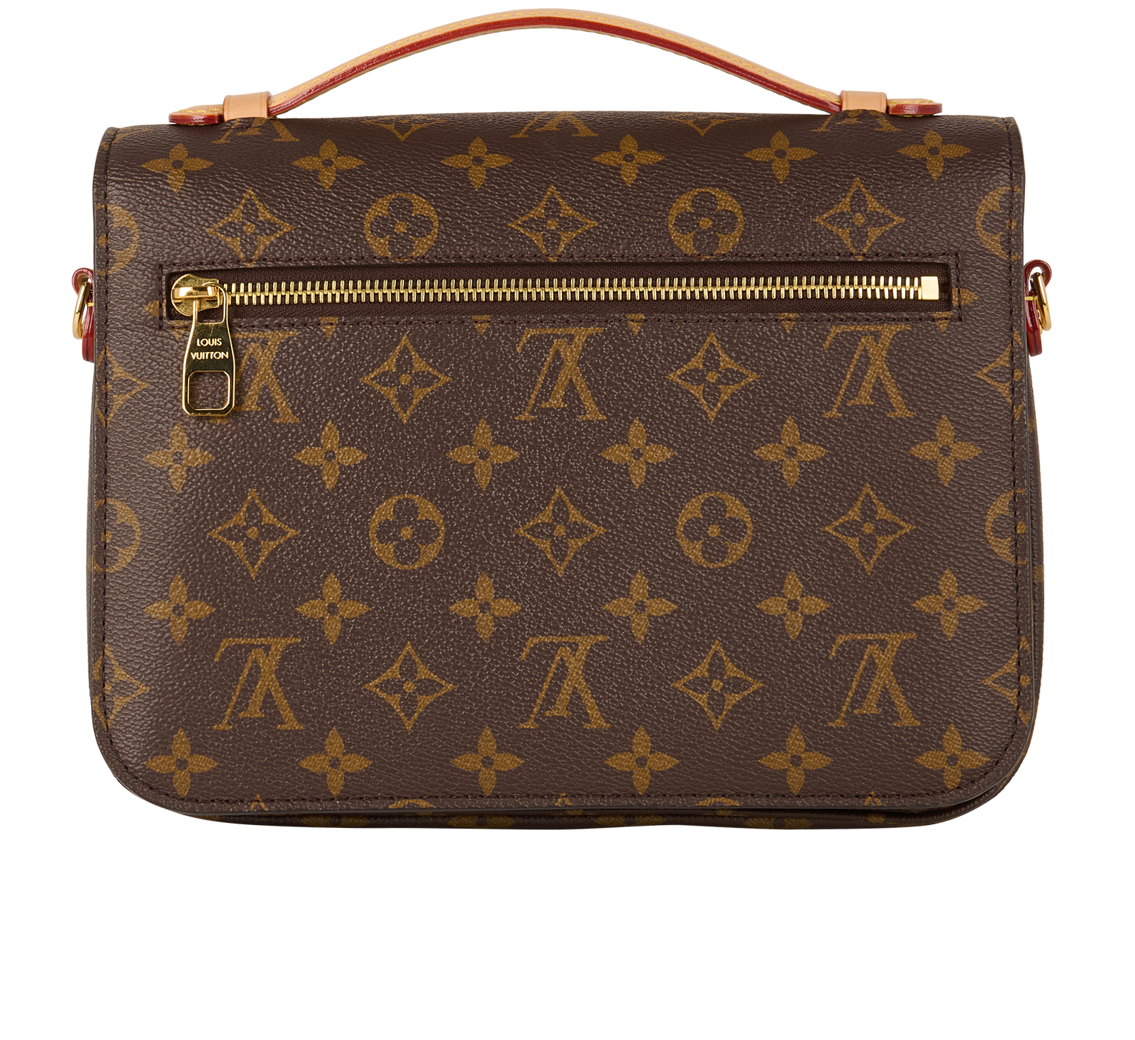 Pochette Metis, &pound;1,600, Handbags, Brown, Canvas, Back view